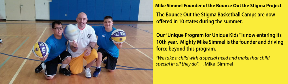 Mighty Mike Simmel Bounce Out the Stigma Basketball Camp